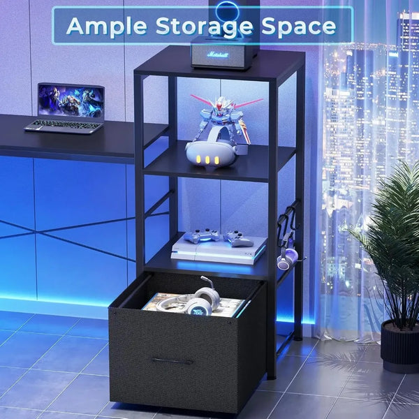 L Shaped Gaming Computer Desk - Oasis Bazar