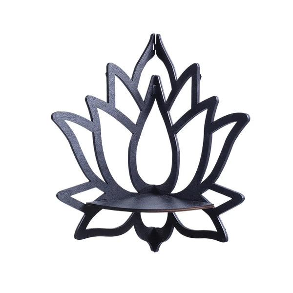 Lotus Floating Wall Shelf Crystal Shelf Display Home - Oasis Bazar