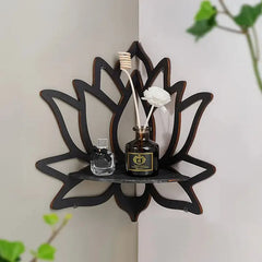 Lotus Floating Wall Shelf Crystal Shelf Display Home - Oasis Bazar