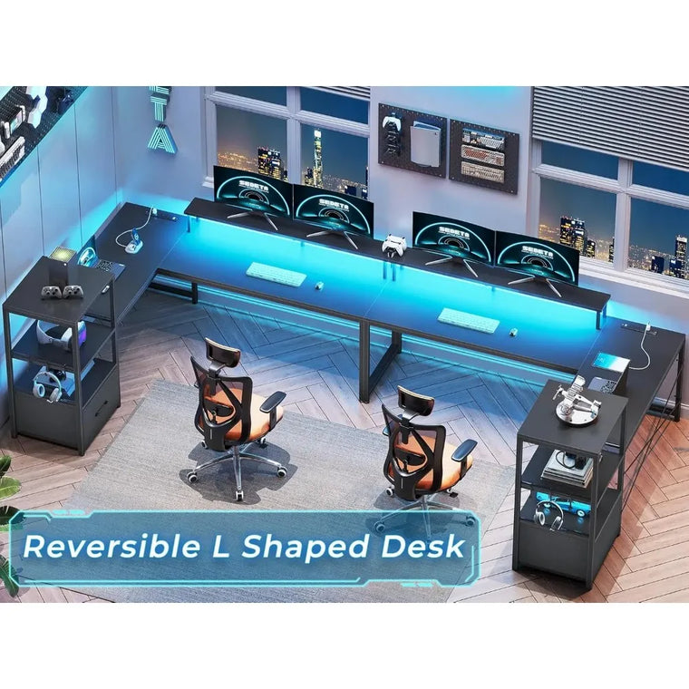 L Shaped Gaming Computer Desk