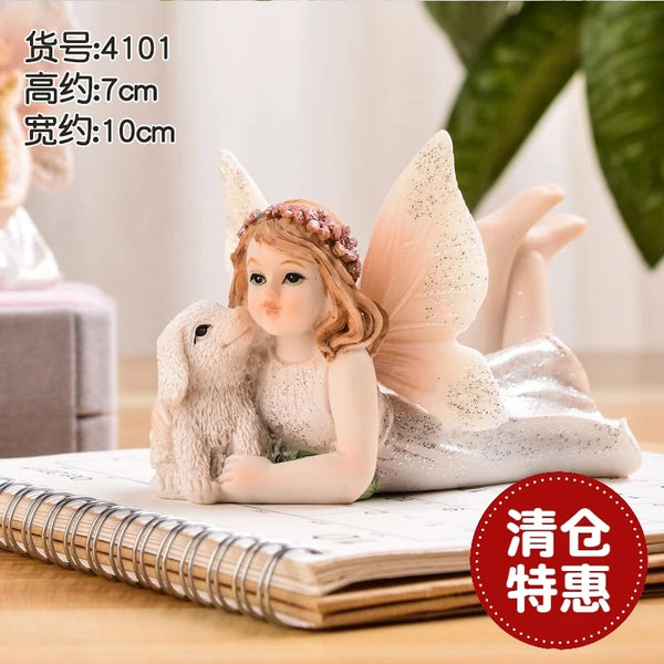 Children's Room Decoration Little Angel Resin Doll - Oasis Bazar