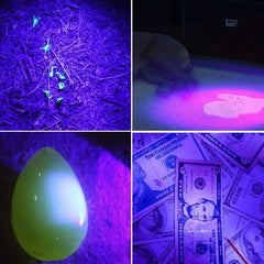 Ultraviolet Flashlight Self Defense Weapon Electric Lamp - Oasis Bazar